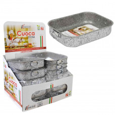 CUOCA STONE BOX ROSTIERA BORDATA CM25 C/ASOLA (16pz)